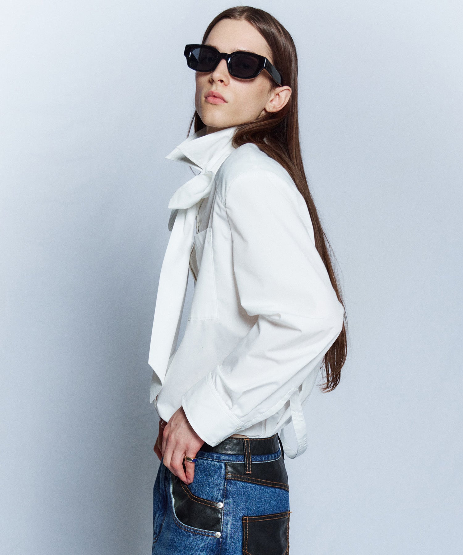【26WINTER COLLECTION】2WAY Bow-Tie Shirt