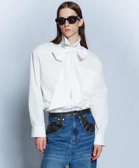 【26WINTER COLLECTION】2WAY Bow-Tie Shirt