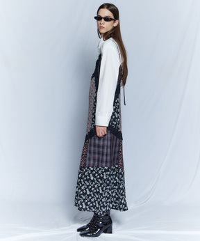 [26WINTER COLLECTION] 碎花鱼尾吊带连衣裙