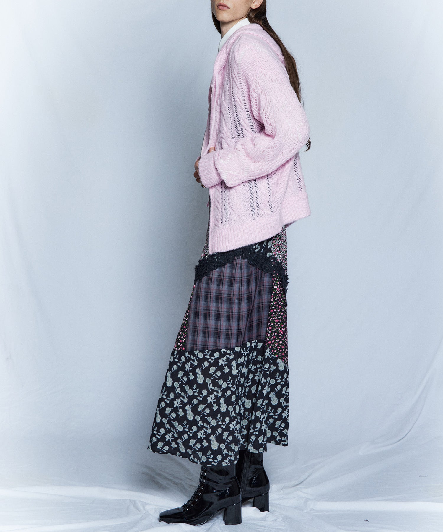 [26WINTER COLLECTION] 碎花鱼尾吊带连衣裙