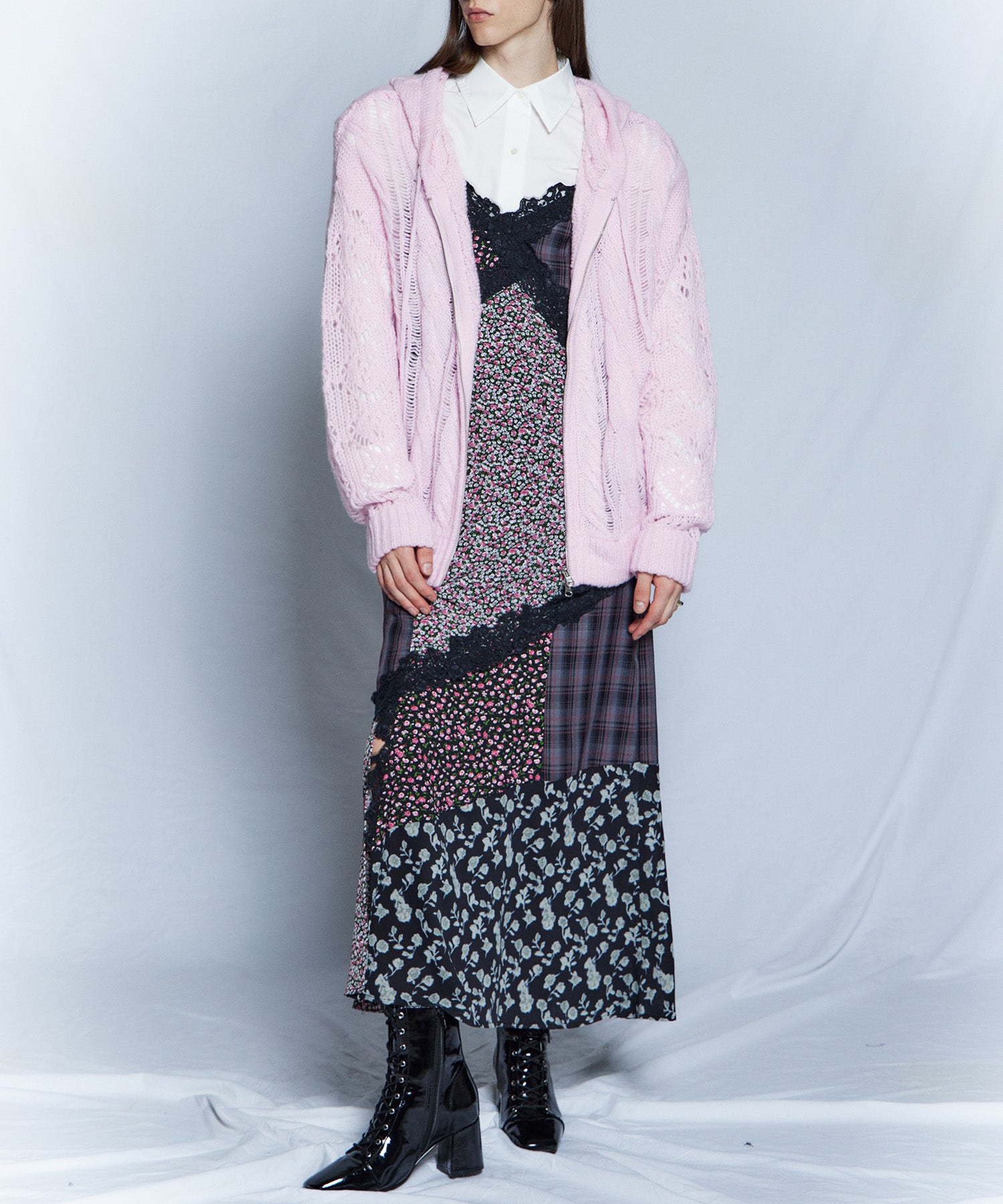 [26WINTER COLLECTION] 碎花鱼尾吊带连衣裙