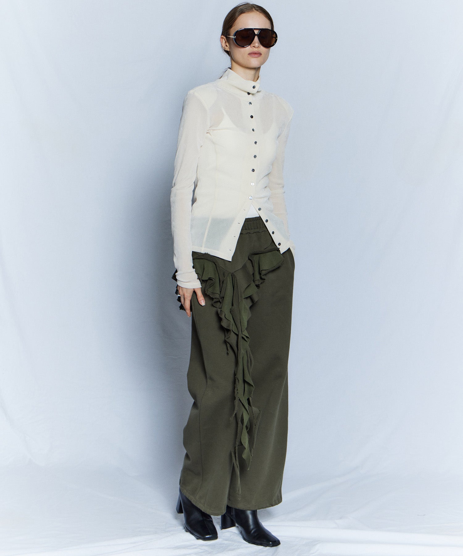 【26WINTER COLLECTION】2WAY Velour Top
