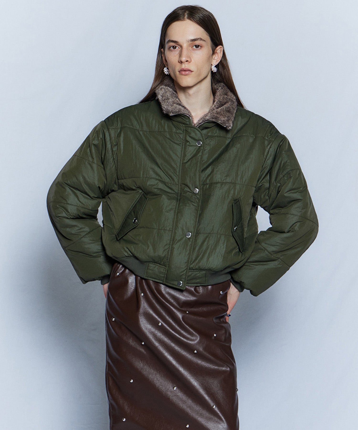 【26WINTER PRE-ORDER】Reversible Fur Blouson