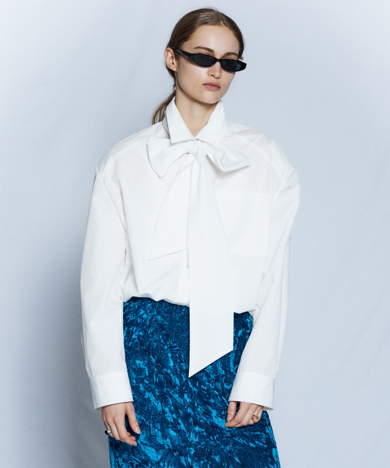 【26WINTER COLLECTION】2WAY Bow-Tie Shirt