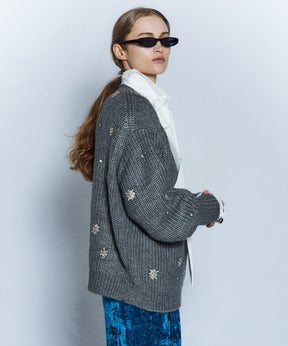 【26WINTER COLLECTION】Bijou Henley Neck Knit Top
