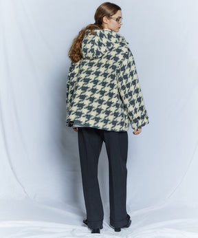 【26WINTER COLLECTION】Tweed Hoodie Coat