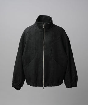 【26AW PRE-ORDER】【イタリアンデッドストックファブリック】プライムオーバーカーブ切り替えスタンドブルゾン