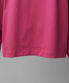 Airy Striped Gabardine Prime-Over Short-sleeved Shirt