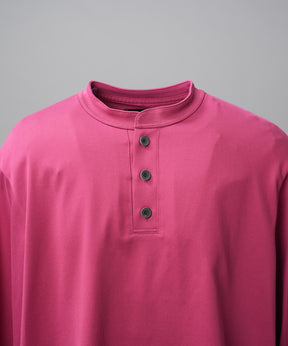 Airy Striped Gabardine Prime-Over Short-sleeved Shirt