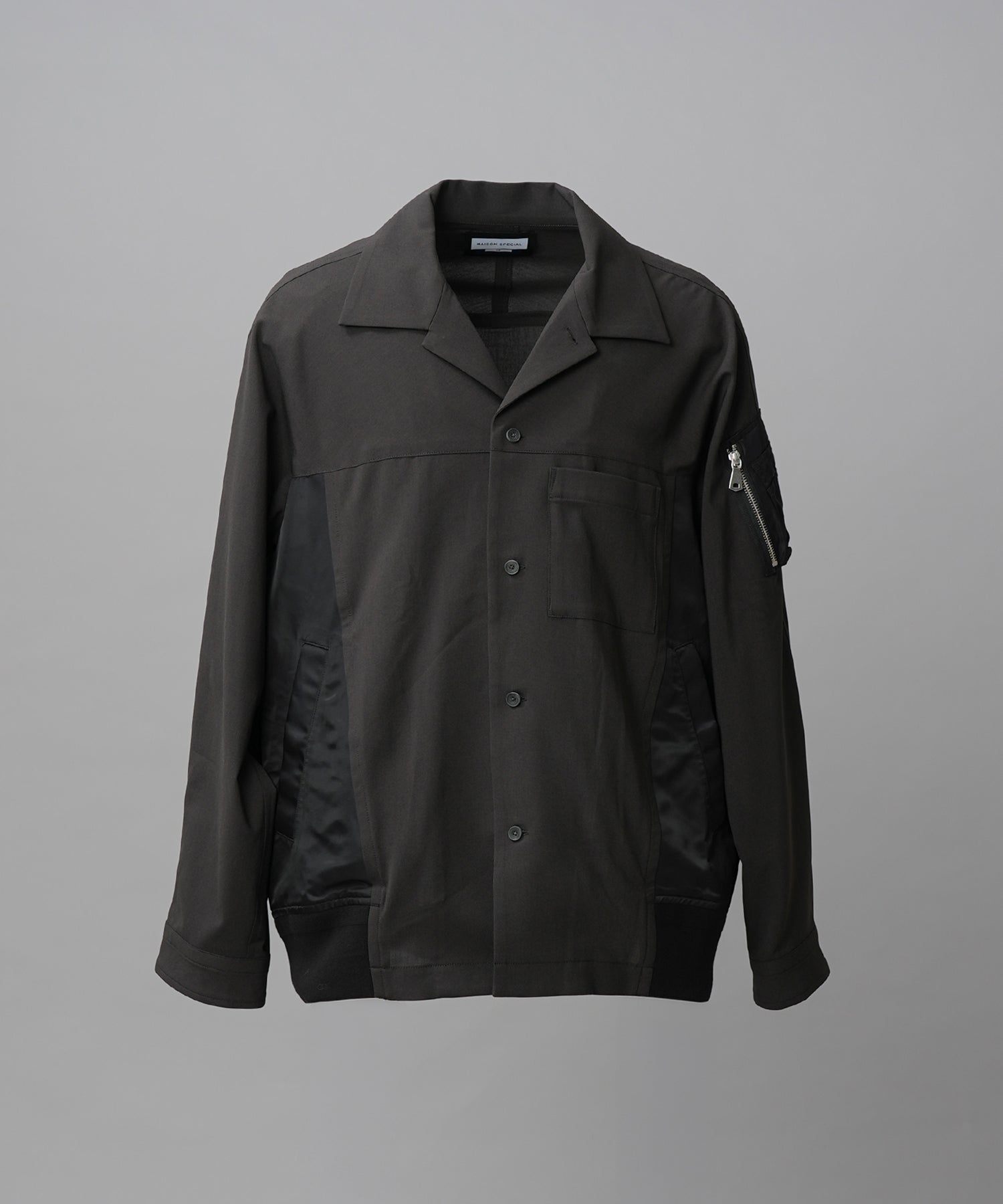 【26AW PRE-ORDER】MA-1ドッキングプライムオーバーロングスリーブシャツ