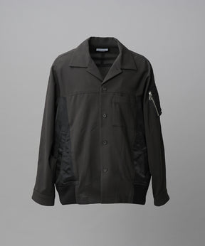【26AW PRE-ORDER】MA-1ドッキングプライムオーバーロングスリーブシャツ