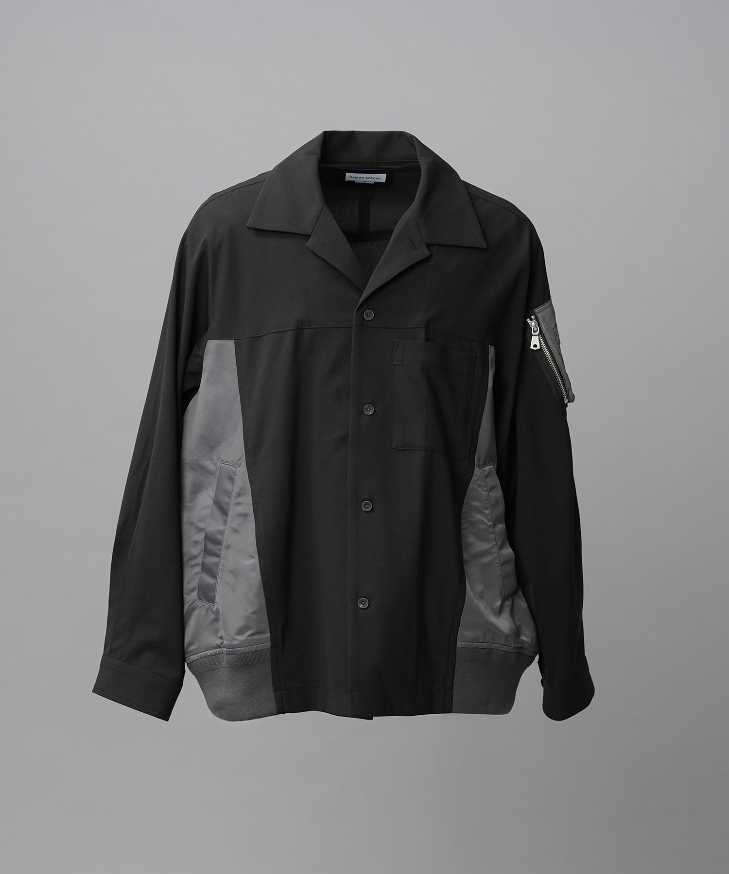【26AW PRE-ORDER】MA-1ドッキングプライムオーバーロングスリーブシャツ