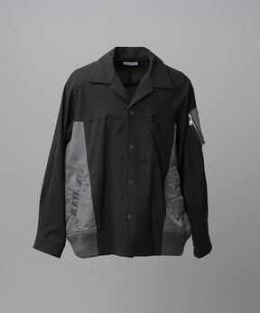 【26AW PRE-ORDER】MA-1ドッキングプライムオーバーロングスリーブシャツ