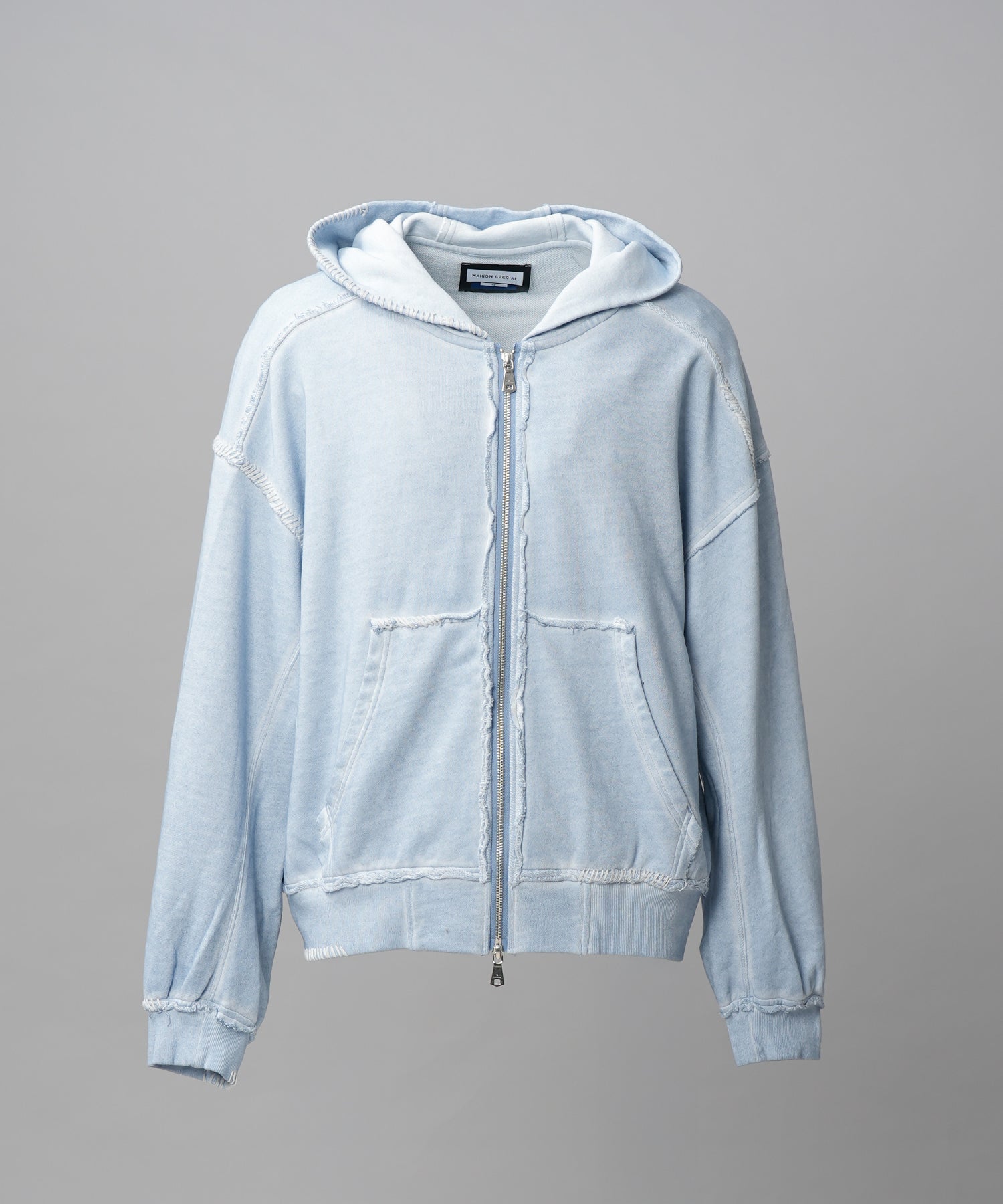 【26AW PRE-ORDER】オーバーダイエンブロイダリースウェットプライムオーバーZIPパーカー