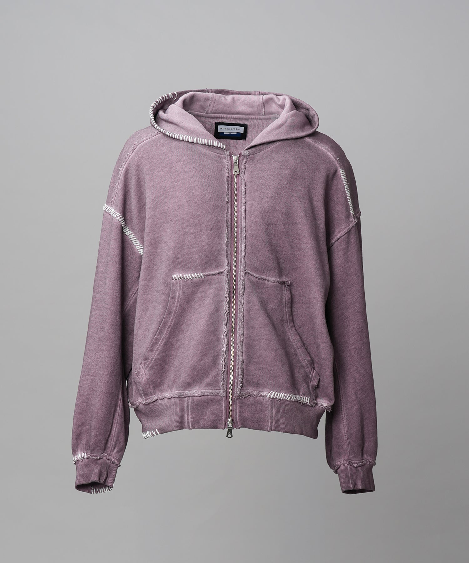 【26AW PRE-ORDER】オーバーダイエンブロイダリースウェットプライムオーバーZIPパーカー