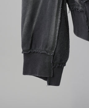 [26AW PRE-ORDER] Cotton Balfa Lace Prime Over Henley Neck Long Sleeve Knit T-shirt
