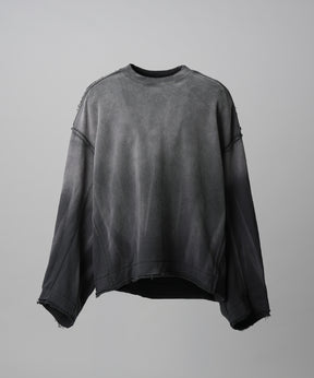 【26AW PRE-ORDER】코튼 발파 레이스 프라임 오버 헨리 넥 롱 슬리브 니트 T셔츠