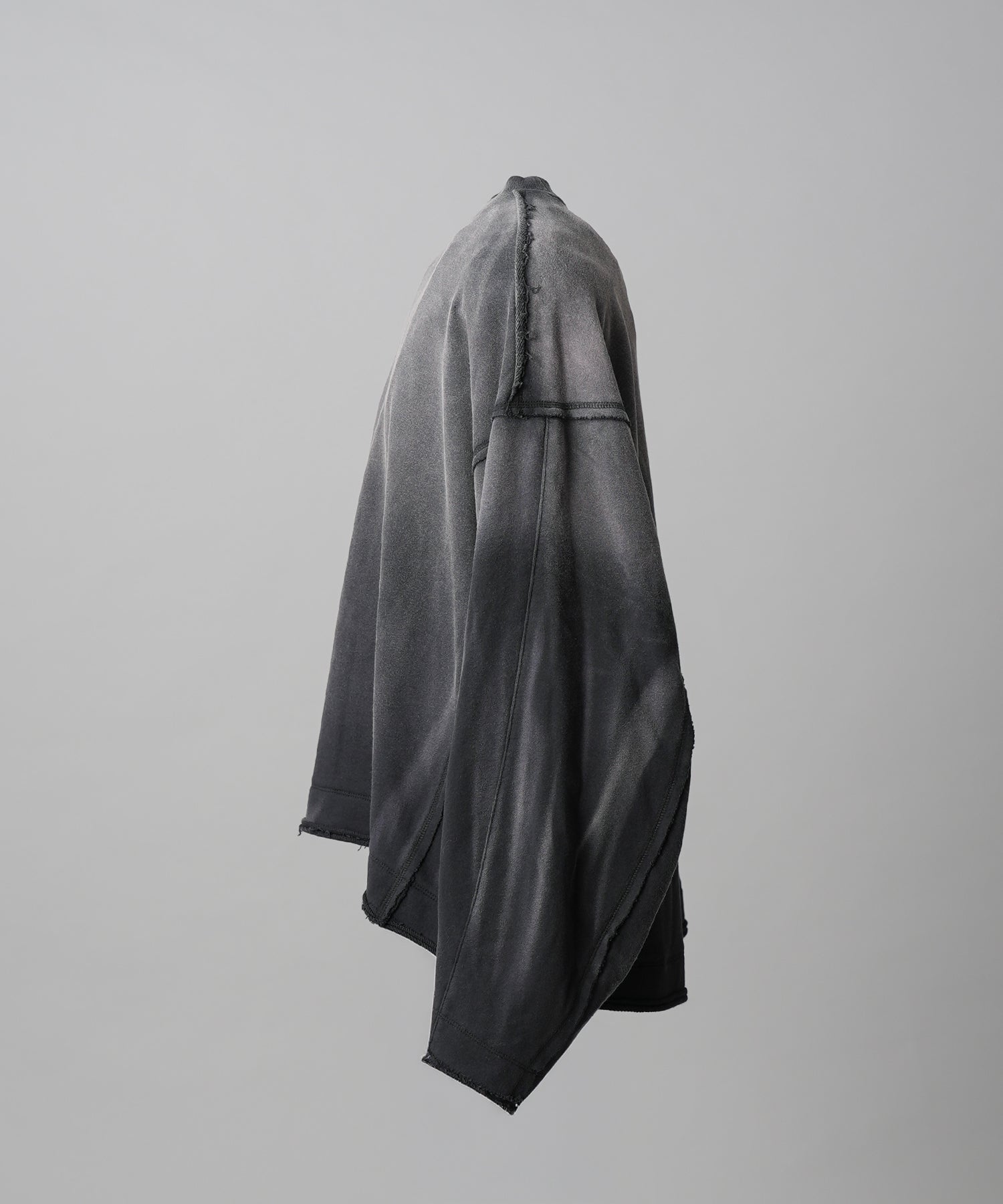 【26AW PRE-ORDER】코튼 발파 레이스 프라임 오버 헨리 넥 롱 슬리브 니트 T셔츠