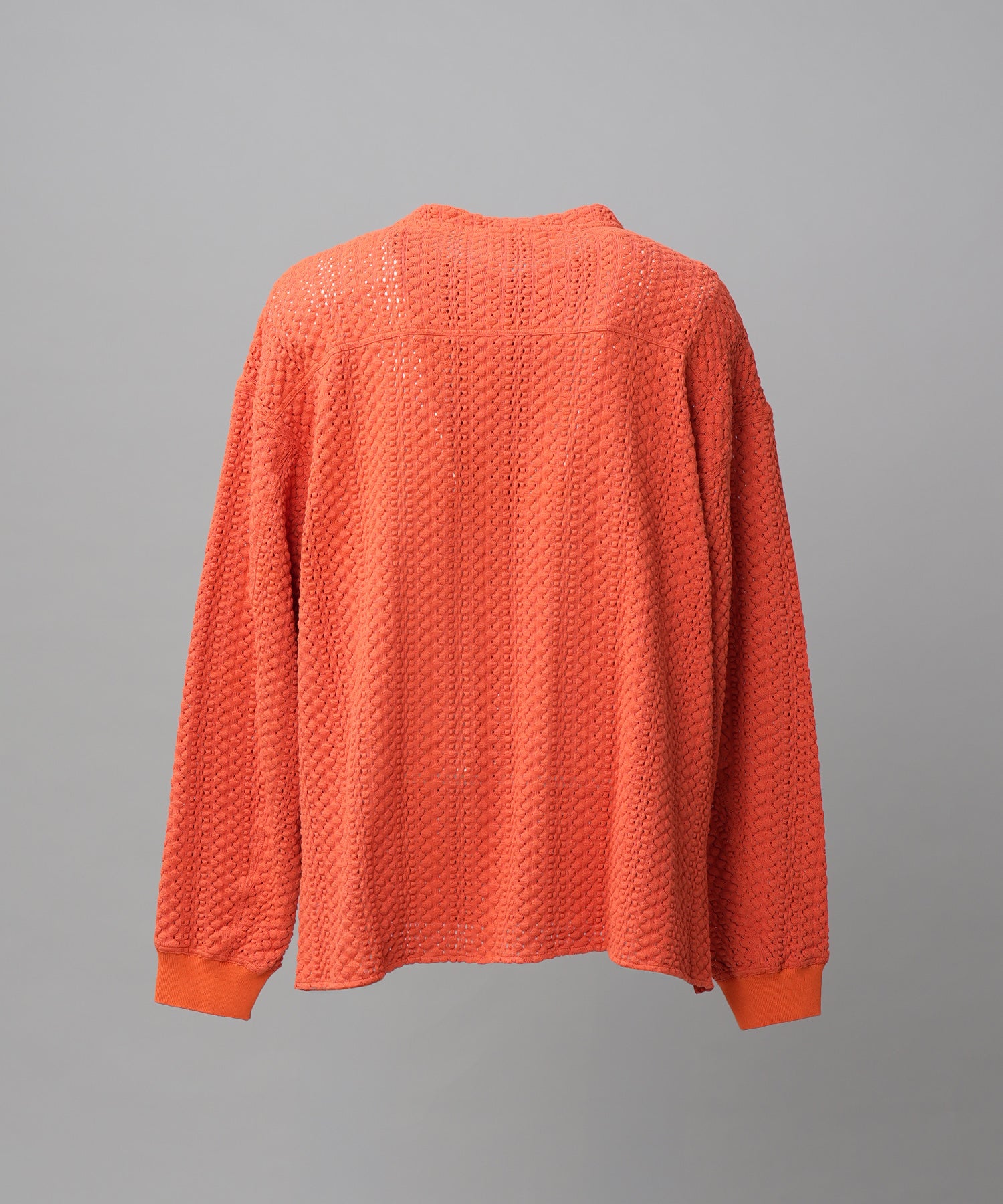 【26AW PRE-ORDER】コットンバルファレースプライムオーバーヘンリーネックロングスリーブニットTシャツ