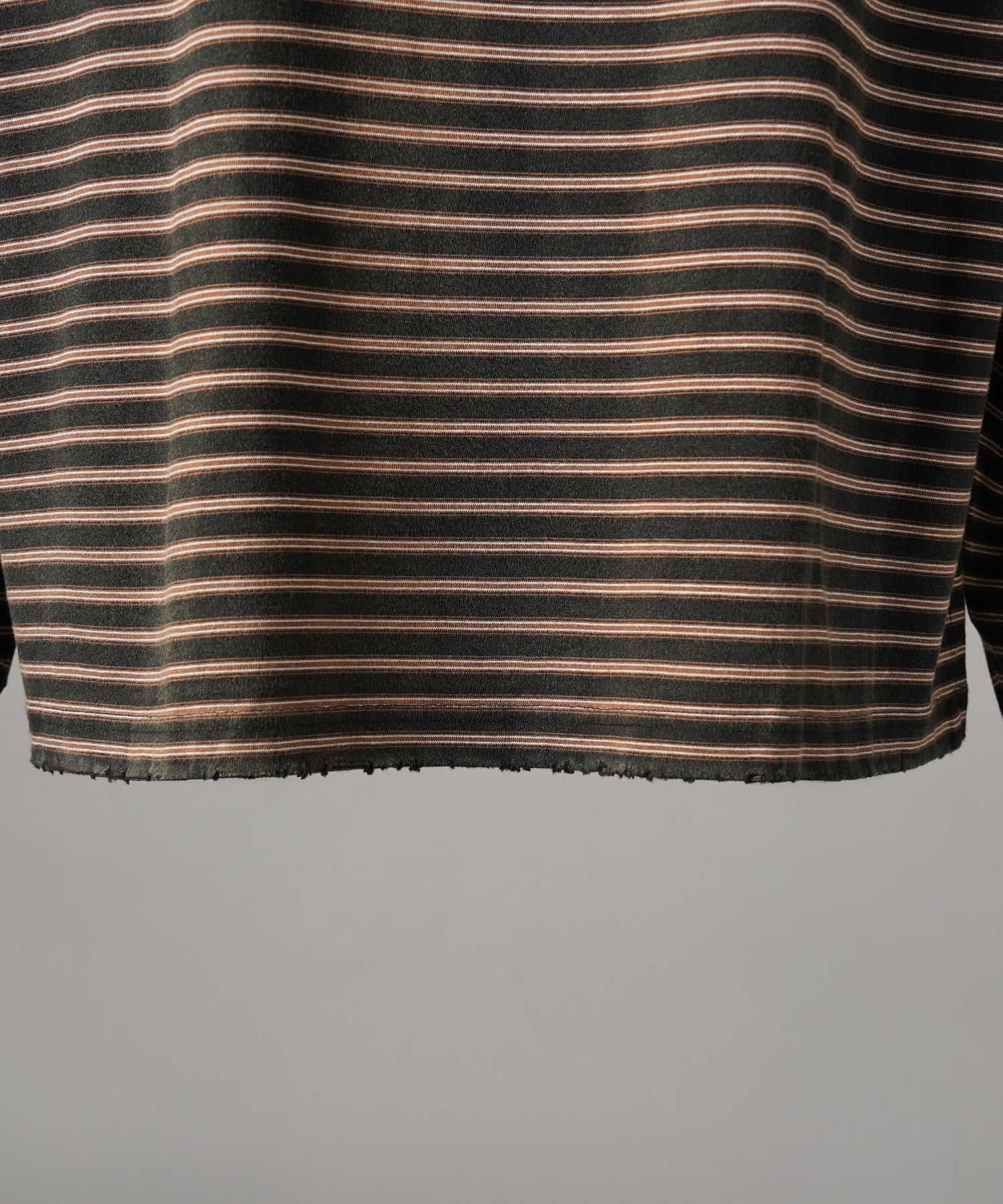 [26AW PRE-ORDER] Cotton Balfa Lace Prime Over Henley Neck Long Sleeve Knit T-shirt