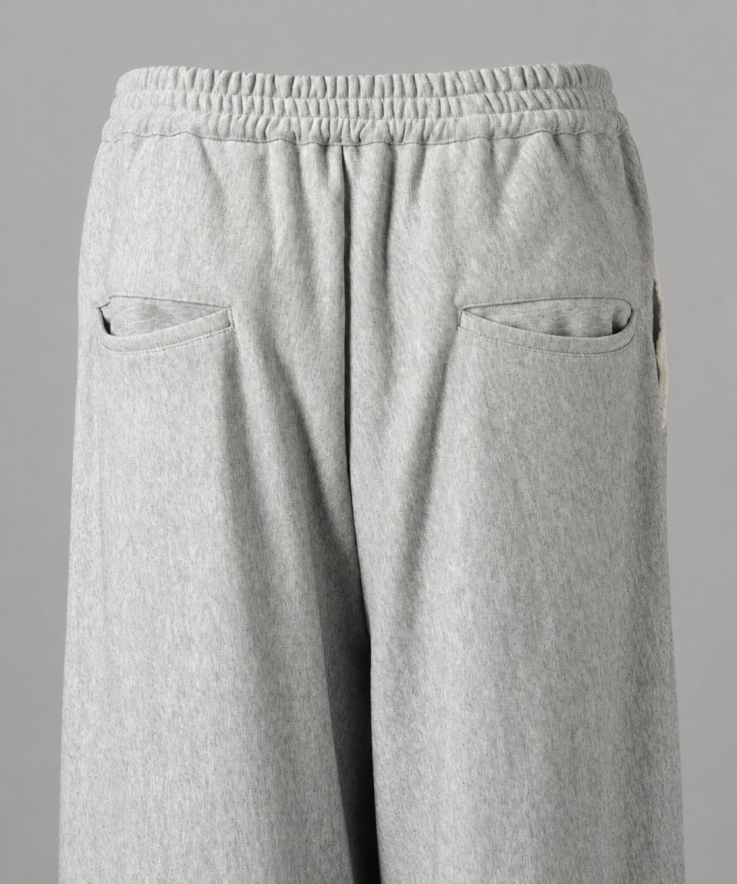 【26aw PRE-ORDER】纯棉面料纯棉宽单褶裤