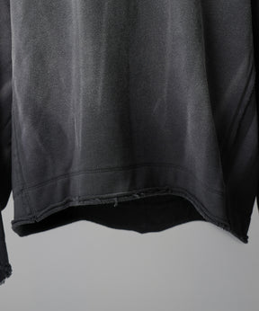 【26AW PRE-ORDER】코튼 발파 레이스 프라임 오버 헨리 넥 롱 슬리브 니트 T셔츠