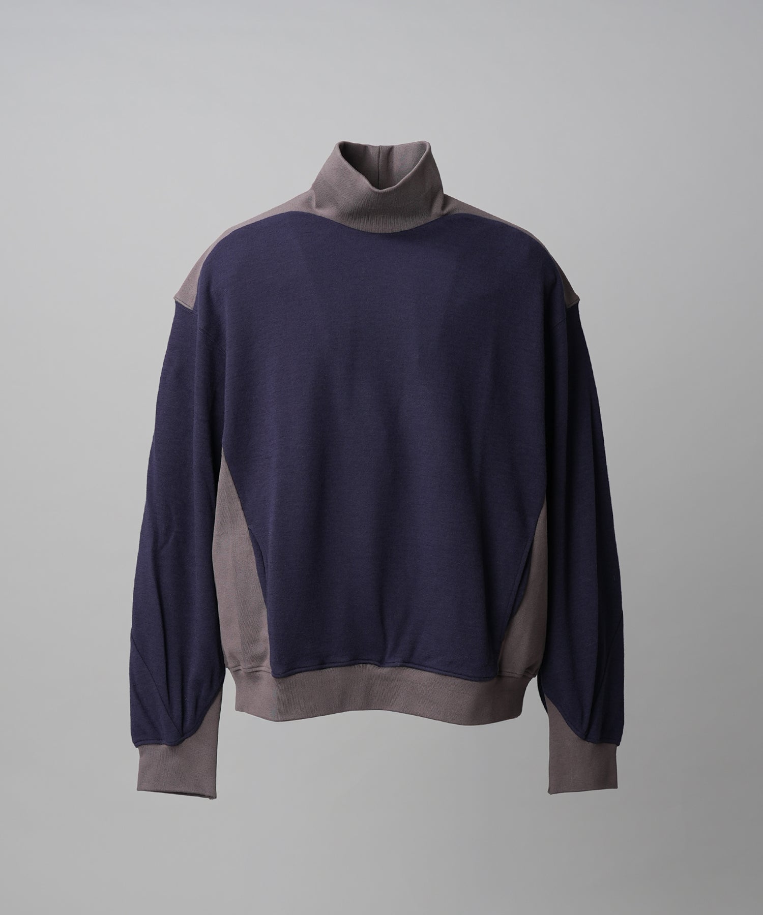 【26AW PRE-ORDER】カラースイッチングアクリルウールポンチプライムオーバーモックネックスウェット