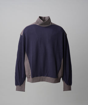 【26AW PRE-ORDER】カラースイッチングアクリルウールポンチプライムオーバーモックネックスウェット