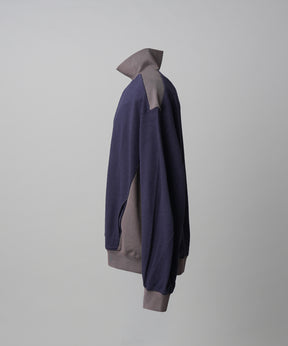 【26AW PRE-ORDER】カラースイッチングアクリルウールポンチプライムオーバーモックネックスウェット