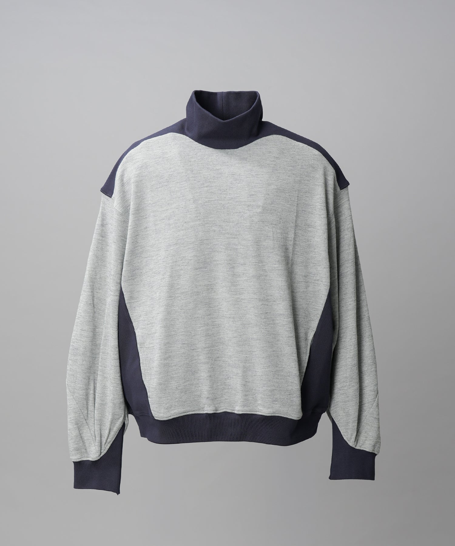 【26AW PRE-ORDER】カラースイッチングアクリルウールポンチプライムオーバーモックネックスウェット
