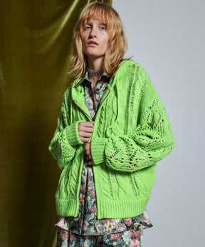 【26WINTER COLLECTION】Chunky Cable Knit Cardigan