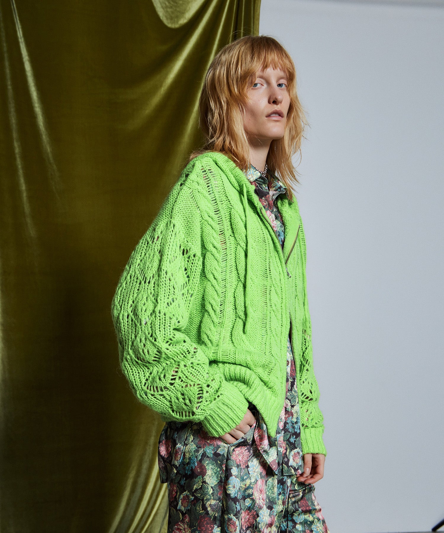 【26WINTER COLLECTION】Chunky Cable Knit Cardigan