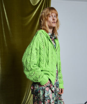 【26WINTER COLLECTION】Chunky Cable Knit Cardigan