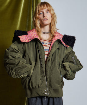 【26WINTER PRE-ORDER】Floral Reversible N-2B Jacket