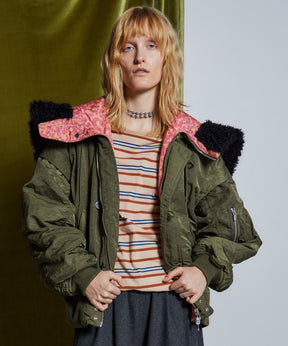 【26WINTER PRE-ORDER】Floral Reversible N-2B Jacket
