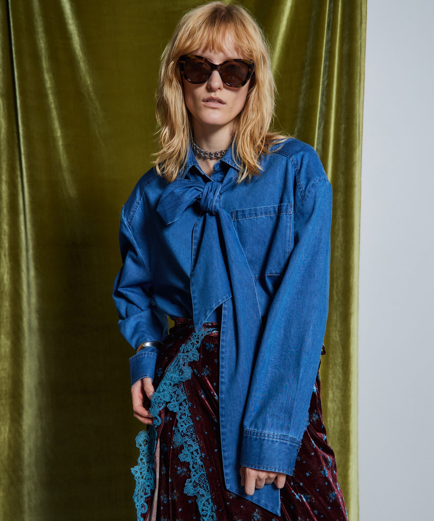 【26WINTER COLLECTION】2WAY Bow-Tie Shirt