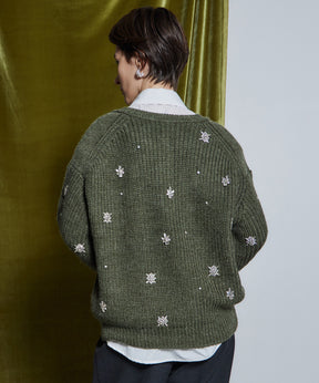 【26WINTER COLLECTION】Bijou Henley Neck Knit Top