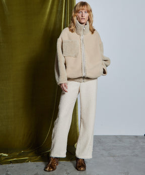 【26WINTER COLLECTION】Reversible Boa Jacket