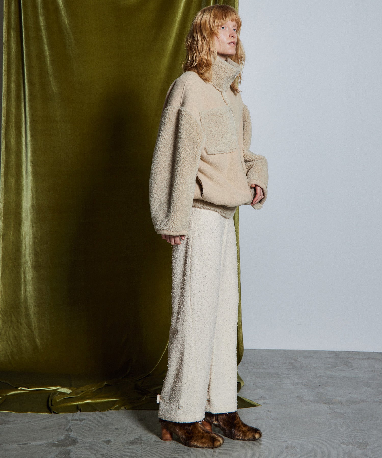 【26WINTER COLLECTION】Reversible Boa Jacket