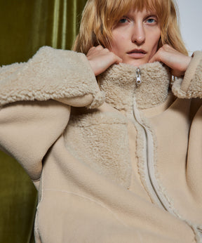 【26WINTER COLLECTION】Reversible Boa Jacket