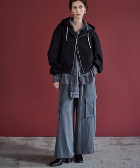 Belted Suiting Cargo Pants