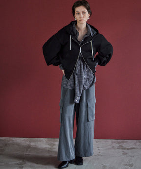 Belted Suiting Cargo Pants