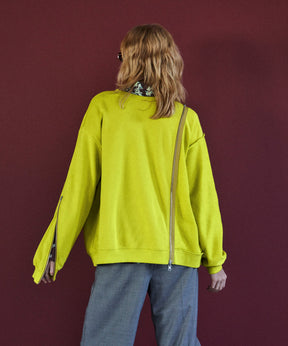 Reverse Zipper Sweatshirt