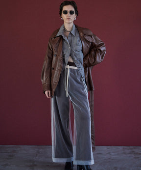 Tulle Side Line Jersey Pants