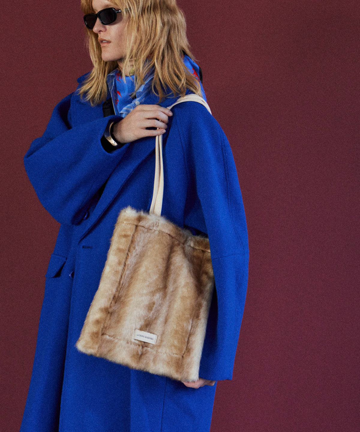 MS Basic Fur Tote Bag