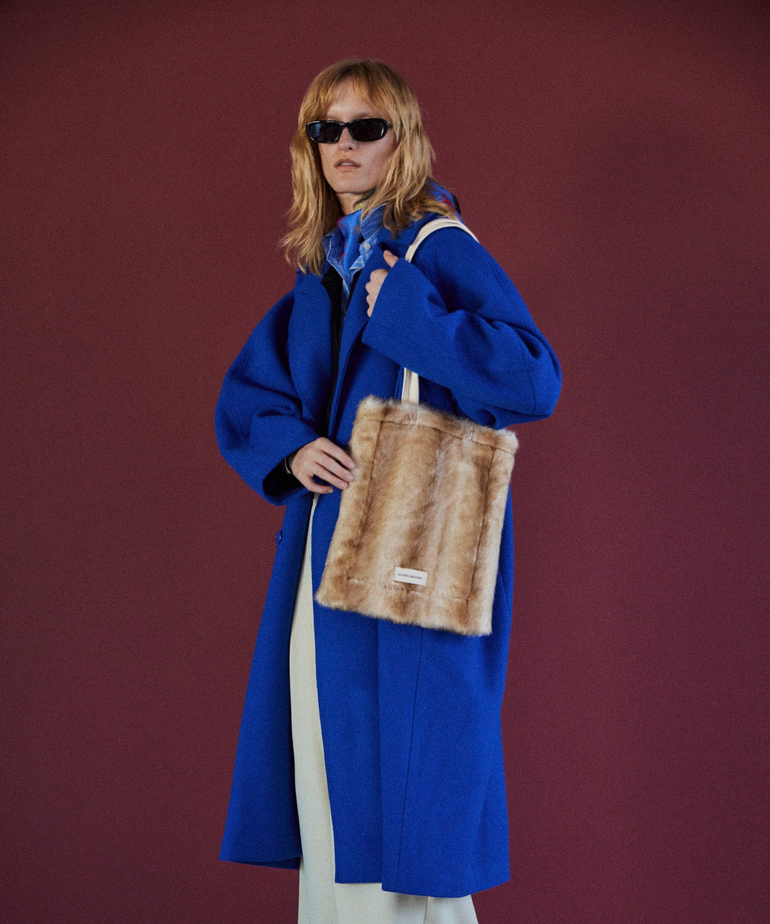 MS Basic Fur Tote Bag