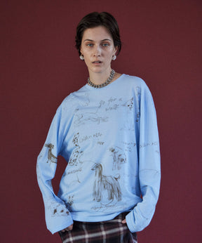 【PRE-ORDER】Dog Party Long Sleeve T-Shirt