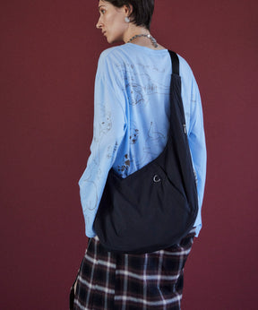 Nylon Round Shoulder Bag