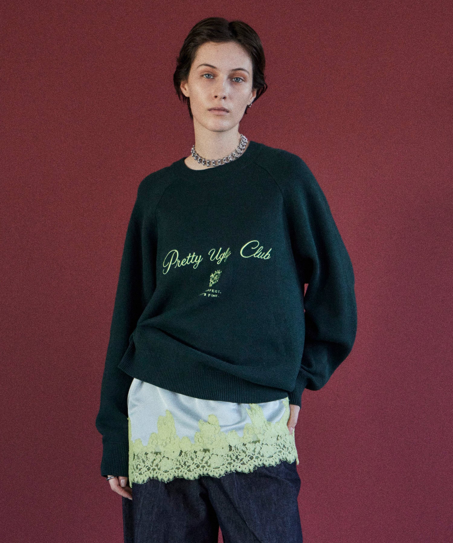 Pretty Ugly Club Logo Knit