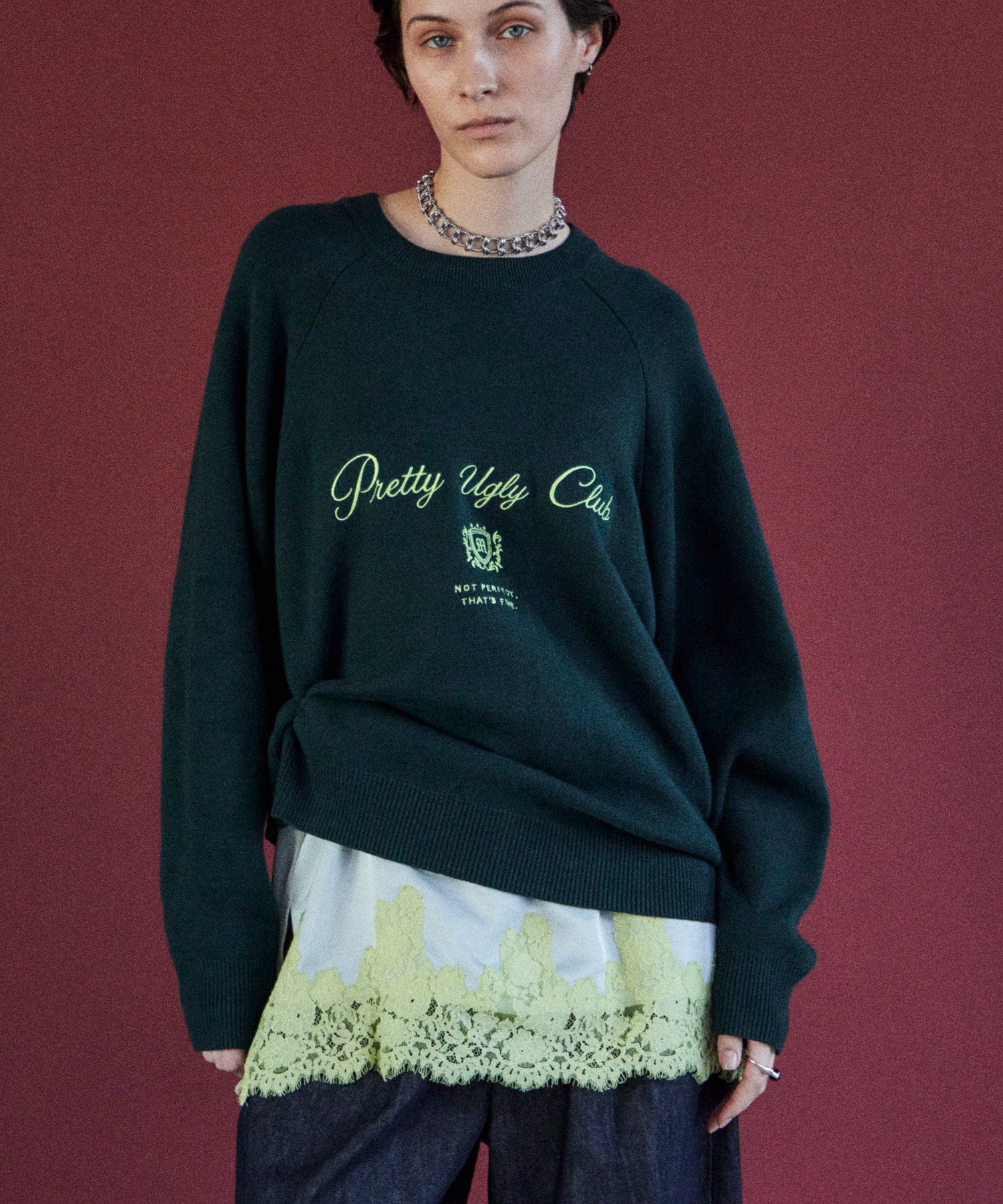 Pretty Ugly Club Logo Knit